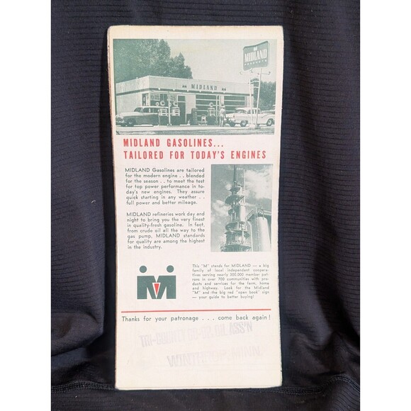 Vintage Lot of 18 U.S. HIGHWAY ROAD MAPS 1950s 60s 70s WA MN ND IL IA South East - Picture 11 of 16